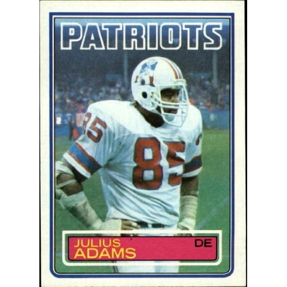 1983 Topps #325 Julius Adams NFL Football Trading Card