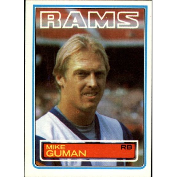 1983 Topps #91 Mike Guman NFL Football Trading Card