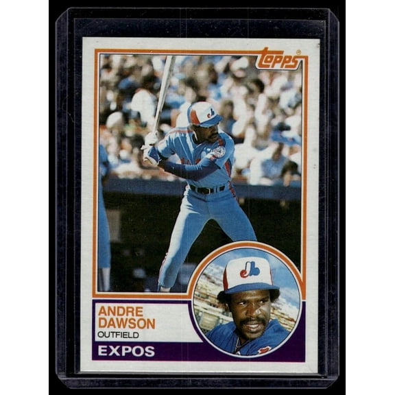 1983 Topps Andre Dawson #680 Baseball Card Montreal Expos Excellent Condition Montreal Expos MLB BASEBALL Trading Card