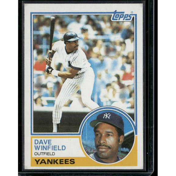 1983 Topps Dave Winfield #770 Baseball Trading Card Collectible