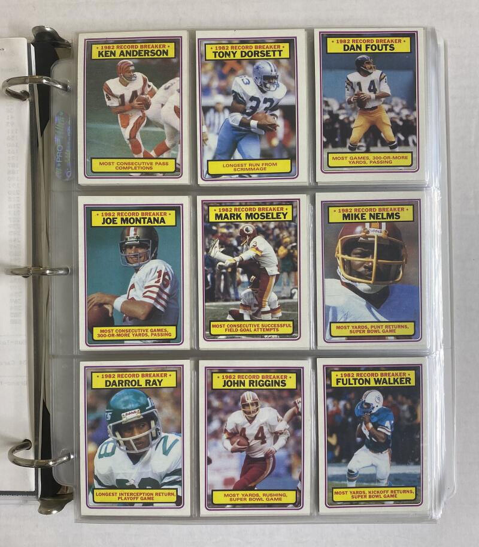 1983 Topps Football Complete Card Set (396 Cards) In Box - Graded NM/MT Condition