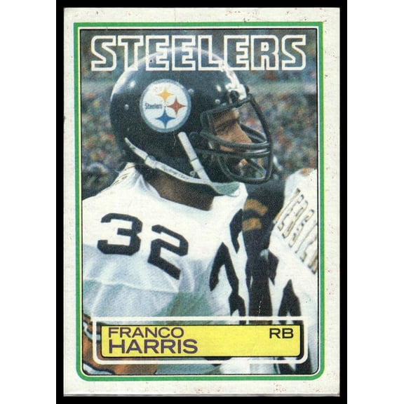 1983 Topps Franco Harris Pittsburgh Steelers #362 Football Trading Card