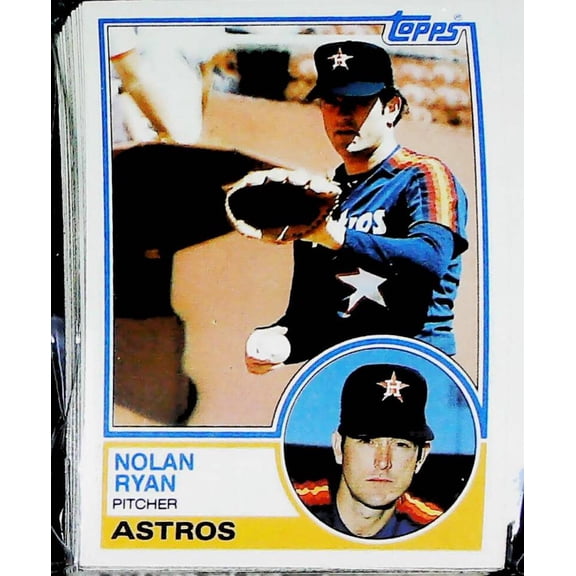 1983 Topps Houston Astros Team Set w Nolan Ryan NrMt+