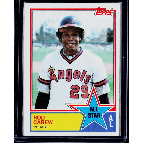 1983 Topps Rod Carew California Angels #386 Near Mint Or Better Baseball Card