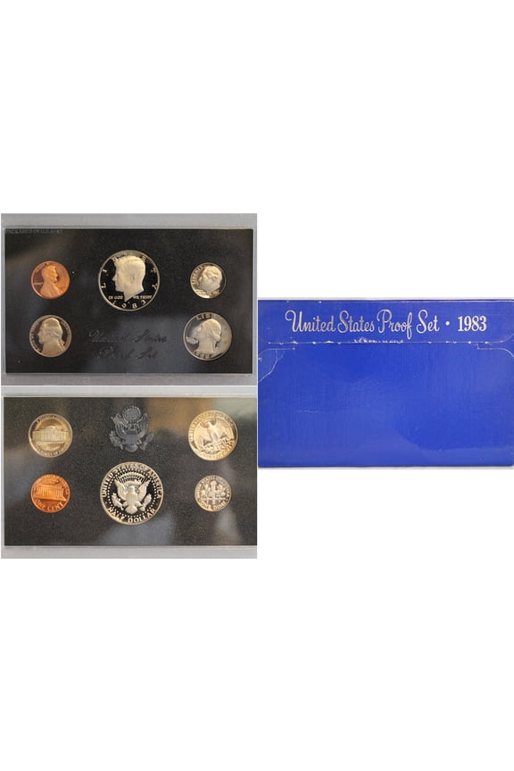 1983 Proof Set - U.S. Mint 5-Coin Set - Brilliant Cameo Proofs