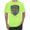 thumbnail image 1 of 1983 Vintage Distressed Ford Motors Legendary Power Cars and Trucks Men's Graphic T-Shirt, Safety Green, 2XL, 1 of 3
