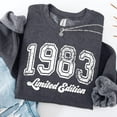 thumbnail image 1 of 1983 Vintage Sweatshirt: Retro 80S Birthday Sweatshirt All Size S-5XL, 1 of 5