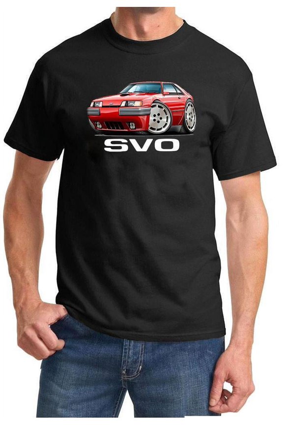 1984 1985 Ford SVO Mustang Turbo Full Color Tshirt NEW FREE SHIPPING