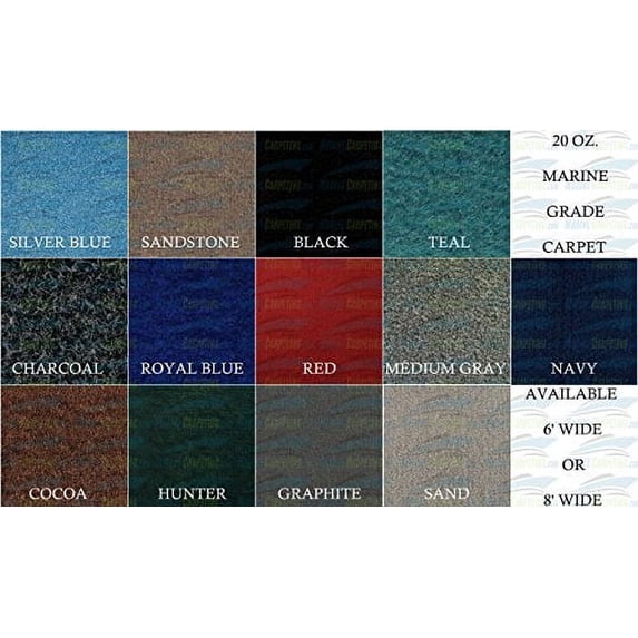 1984-1988 Ranger 375 V Bass Boat Pre-Cut Carpet Kit