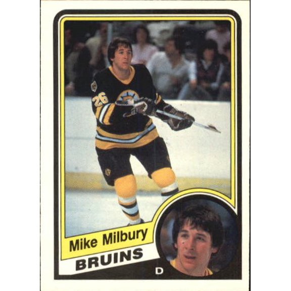 1984-85 O-Pee-Chee #10 Mike Milbury NHL Hockey Trading Card
