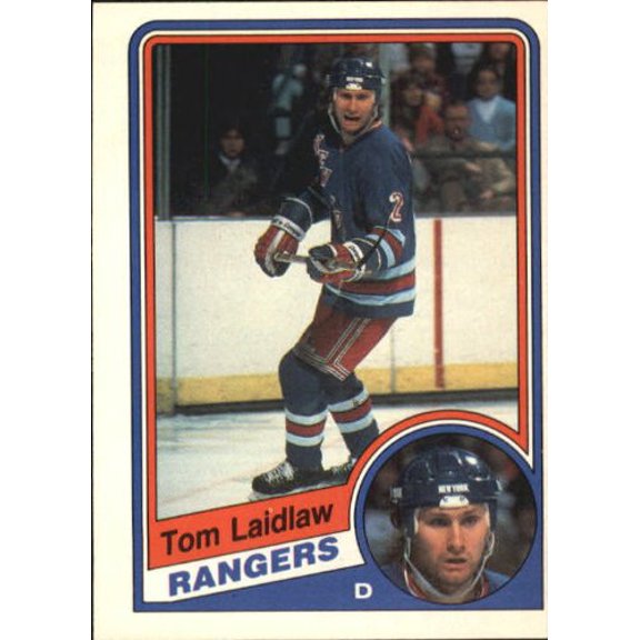 1984-85 O-Pee-Chee #144 Tom Laidlaw NHL Hockey Trading Card