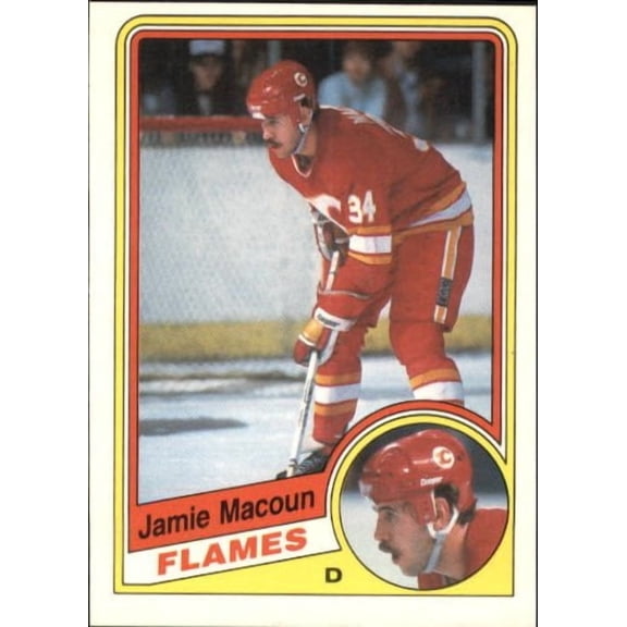 1984-85 O-Pee-Chee #230 Jamie Macoun RC NHL Hockey Trading Card