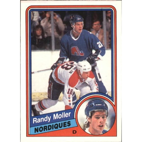 1984-85 O-Pee-Chee #284 Randy Moller NHL Hockey Trading Card