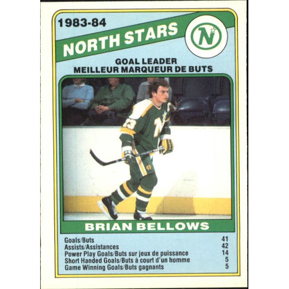 1984-85 O-Pee-Chee #359 Brian Bellows TL NHL Hockey Trading Card