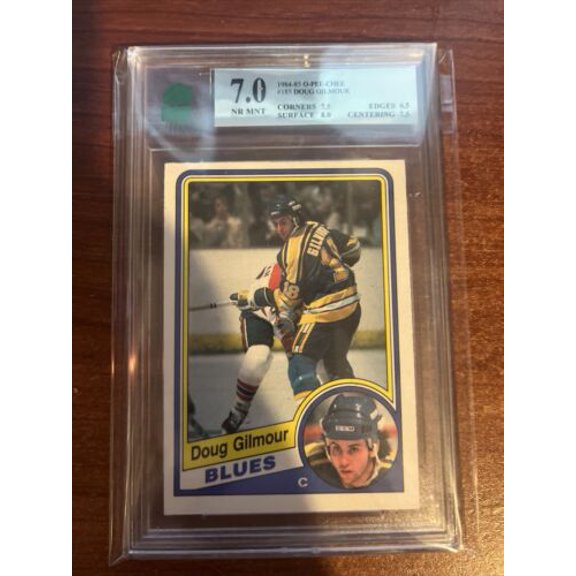 1984-85 O-Pee-Chee Doug Gilmour Rookie MNT 7