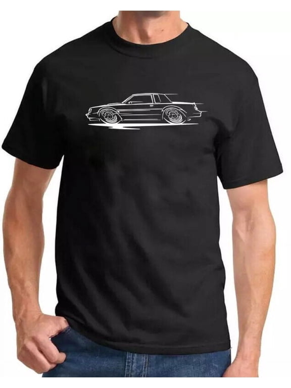 1984-87 Buick Grand National Turbo Regal Redline Design Tshirt NEW