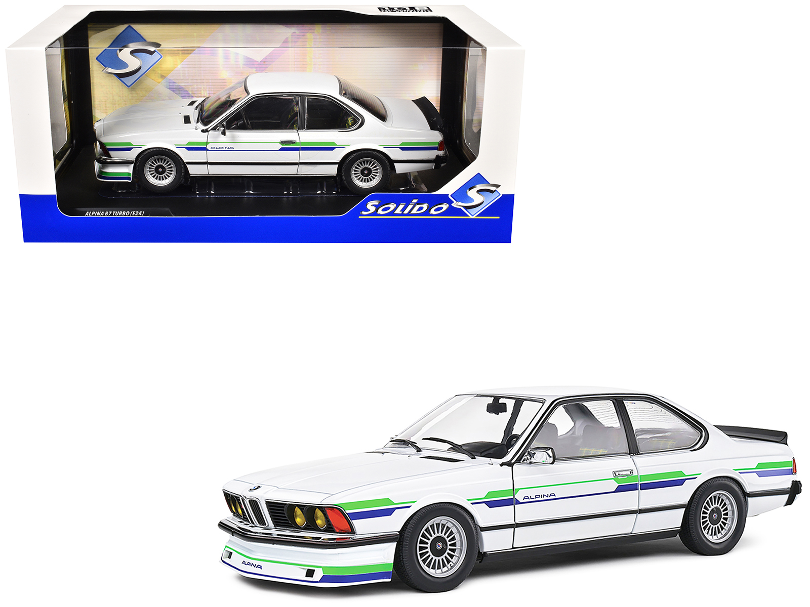 Miniature Voiture 1:18 Modèle Réduit Bmw - 6-series Alpina B7 Turbo (e24) Coupe 1984 - White Alpina B7 Turbo E24 Miniature