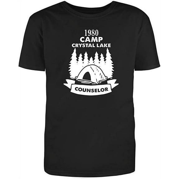 1984 Camp Crystal Lake Counselor Adult Humor Sarcastic Funny Unisex Black T Shirt