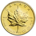 thumbnail image 1 of 1984 Canada 1/4 oz Gold Maple Leaf BU, 1 of 3