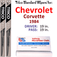 thumbnail image 1 of 1984 Chevrolet Corvette Wiper Blades (Set of 2), 1 of 3