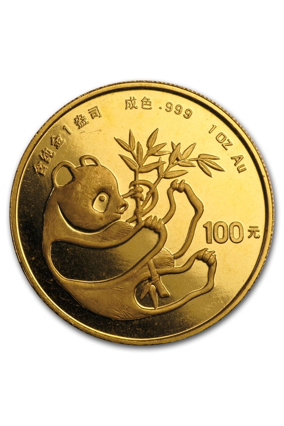 1984 China 1 oz Gold Panda BU (In Capsule)
