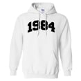 thumbnail image 1 of 1984 College Style Hoodie Sweatshirt Unisex 5X-Large White, 1 of 5