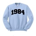 thumbnail image 1 of 1984 College Style Sweatshirt Unisex 3X-Large Light Blue, 1 of 5