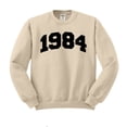 thumbnail image 1 of 1984 College Style Sweatshirt Unisex Large Sand, 1 of 5
