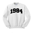 thumbnail image 1 of 1984 College Style Sweatshirt Unisex X-Large White, 1 of 5