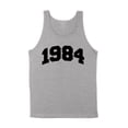 thumbnail image 1 of 1984 College Style Tank Top Unisex Large Grey, 1 of 5