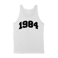 thumbnail image 1 of 1984 College Style Tank Top Unisex Small White, 1 of 5