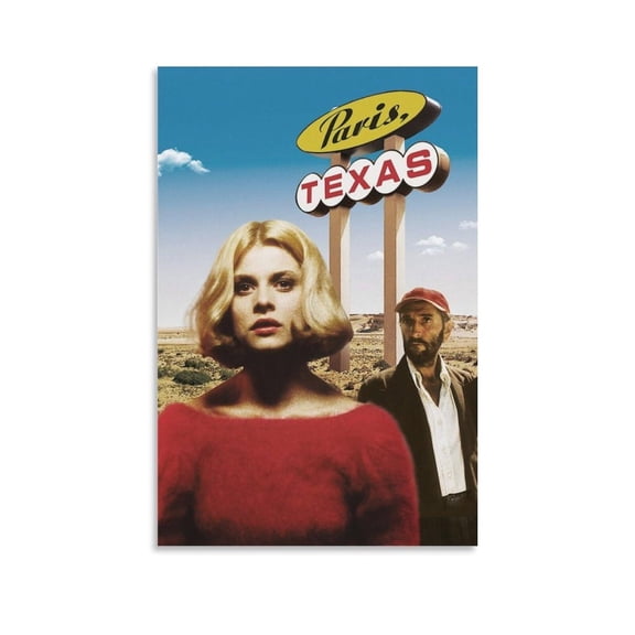 1984 Drama Movie Poster Paris, Texas Picture Print Wall Art Poster Painting Canvas Posters Artworks Room Aesthetic