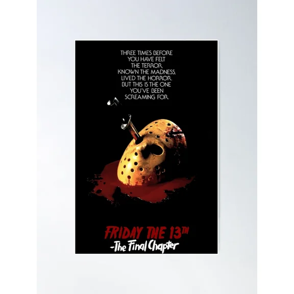 1984 Final Chapter Horror Movies Poster Unframed Size 24''x36'' GooGate