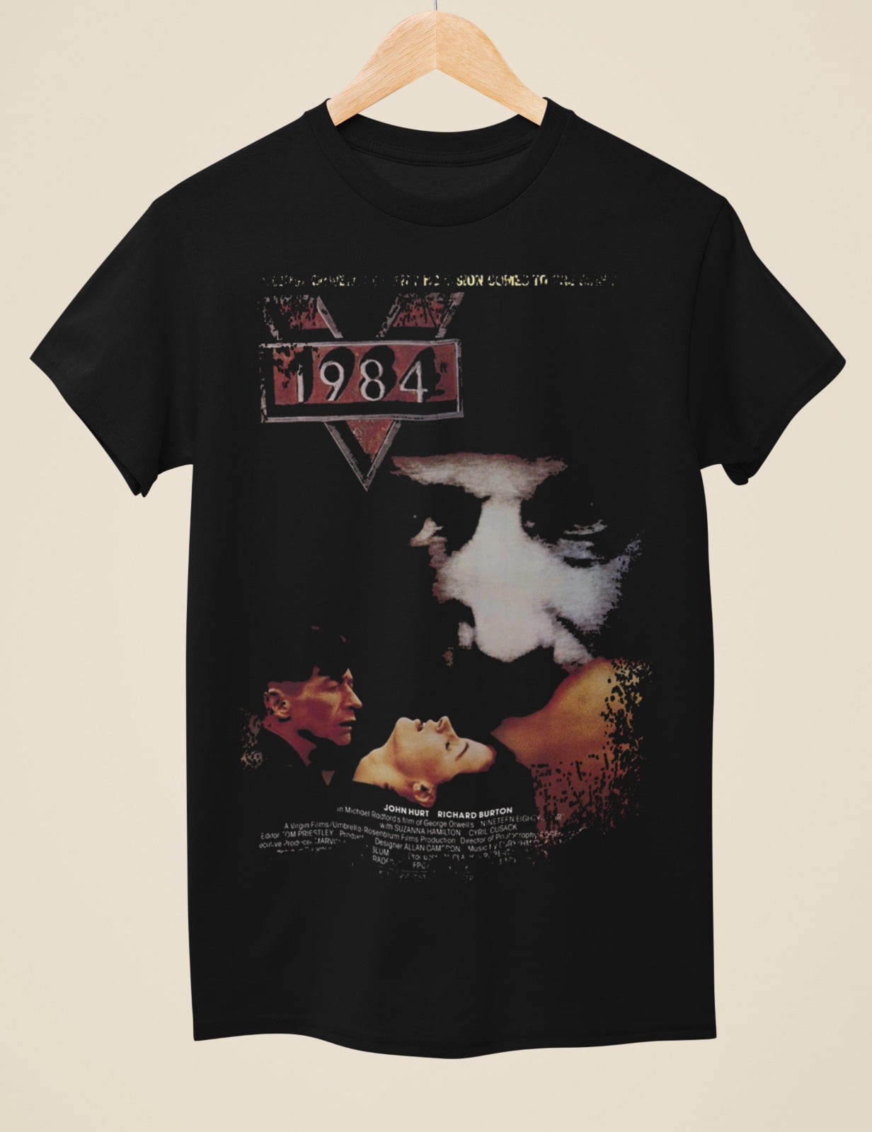 1984 Movie Poster inspired Unisex Black TShirt