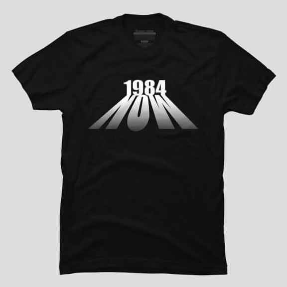 1984 Orwell with a Literary and a Reading Themed Graphic Design T-Shirt M2980144, Up to Size 5XL