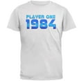 thumbnail image 1 of 1984 Player One Birthday Mens T Shirt White X-LG, 1 of 1
