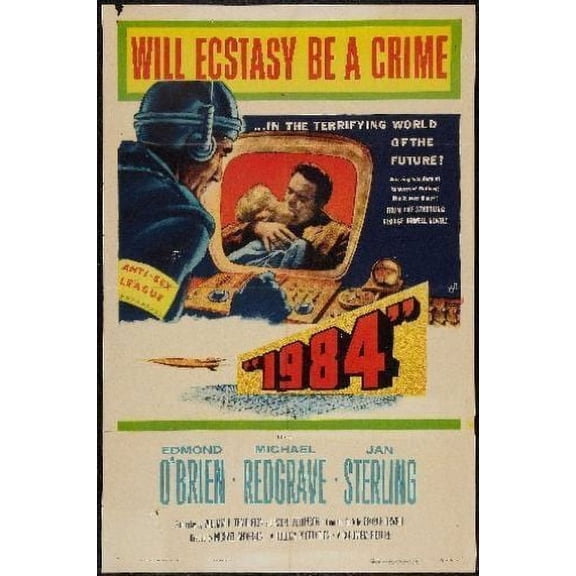 1984 Poster 24Inx36In Entertainment Decor Art Poster 24x36 Unframed, Age: Adults, Rectangle Best Posters