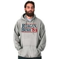 thumbnail image 1 of 1984 Presidential Election Political Hoodie Sweatshirt Women Men Brisco Brands S, 1 of 8