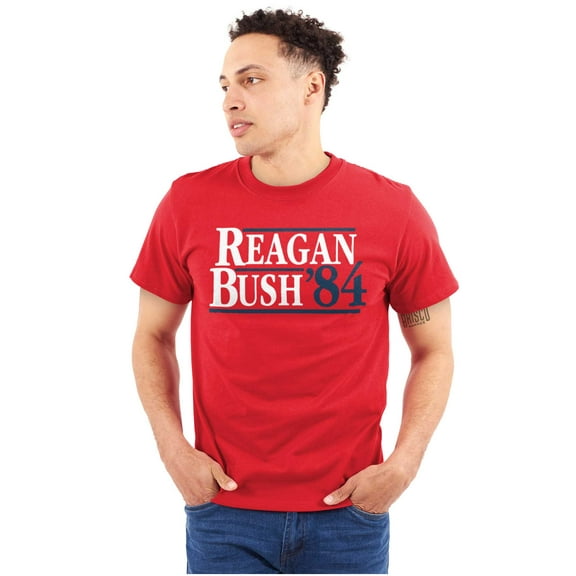1984 Presidential Election Political Men's Graphic T Shirt Tees Brisco Brands M