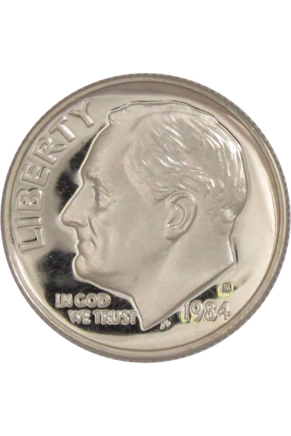 1984 S Roosevelt Dime Choice Proof 10c US Coin Collectible