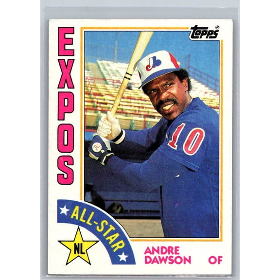 1984 Topps Andre Dawson #392 Montreal Expos Baseball Card