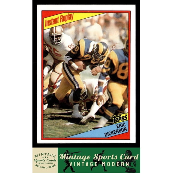 1984 Topps Eric Dickerson #281 Los Angeles Rams Football Card