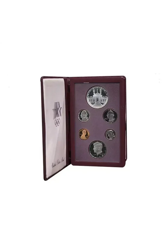 1984-U.S. Prestige Proof Set: 6-Coin Set with Box & COA