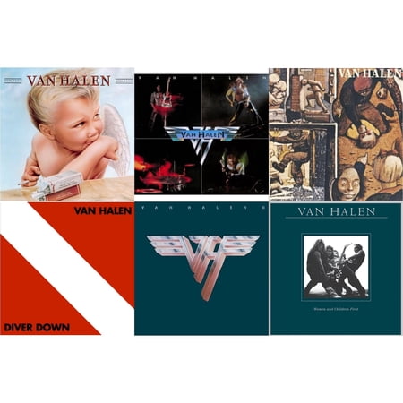 Van Halen Ii (180G/Remastered) & Women & Children First & Fair Warning & Diver Down & Van Halen (Digitally Remastered) & 1984 [LP Vinyl Bundle]