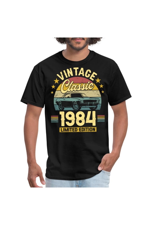 1984 Vintage Muscle Car 40th Birthday Gift Men's T-Shirt