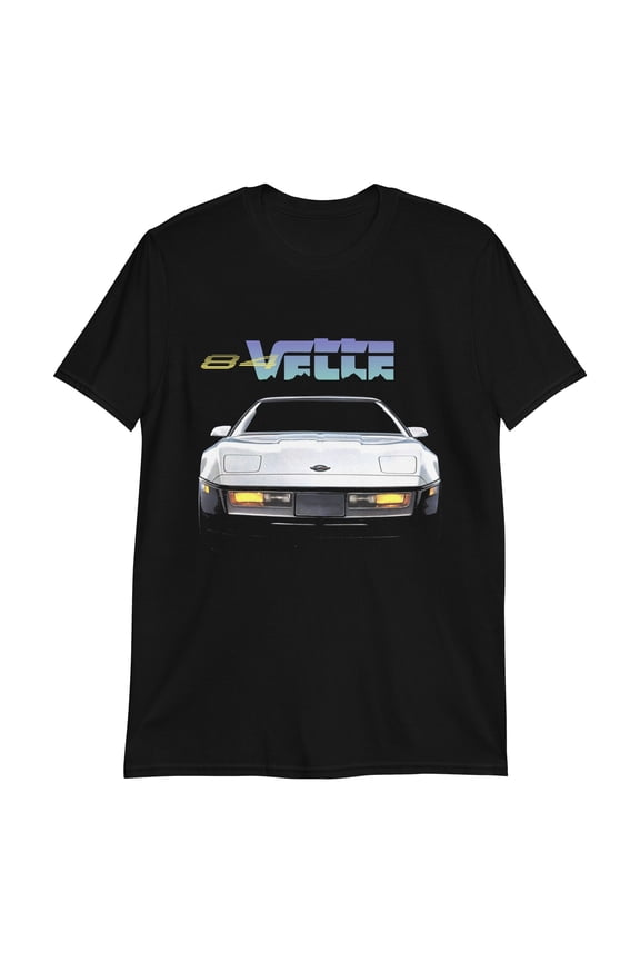 1984 vette C4 84 Vette Retro Aesthetic Nostalgia Short-Sleeve Unisex T-Shirt