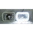 thumbnail image 1 of 1985-1998 Chevrolet Astro 7X6 H6014/6052/6054 Chrome Crystal SMD Ring Halo White Headlight Conversion, 1 of 1