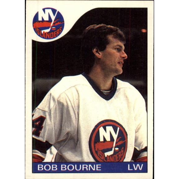 1985-86 Topps #97 Bob Bourne NHL Hockey Trading Card