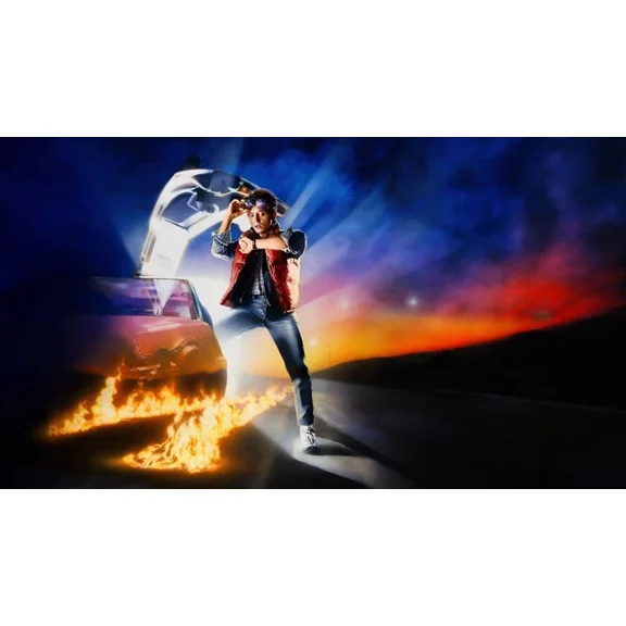 1985 Back To The Future Movie Poster Print Marty Mcfly Doc Brown UNFRAMED PAPER POSTER, Home Decor