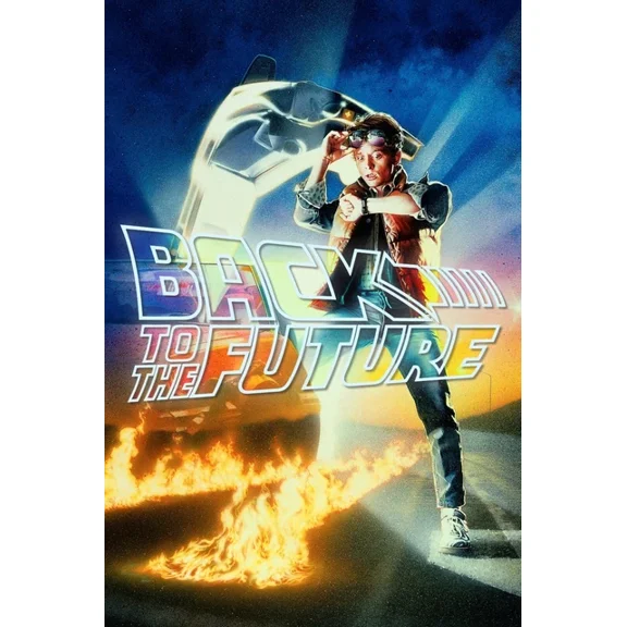 1985 Back To The Future Movie Poster Print Marty Mcfly Doc Brown UNFRAMED PAPER POSTER, Home Decor